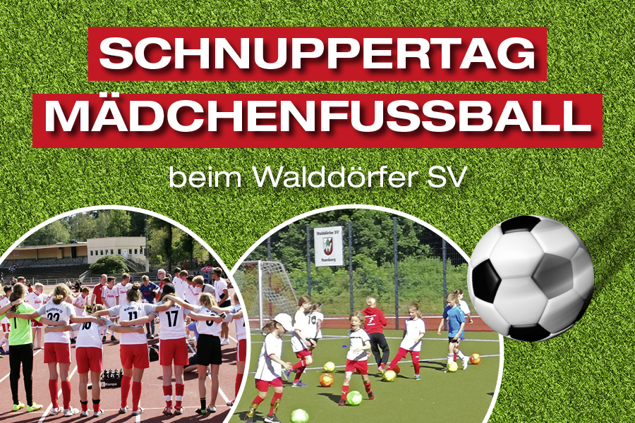 Schnuppertag Mädchenfussball Fußball Walddörfer SV