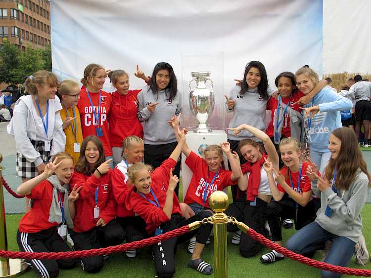 G13-Mädchen im Finale des Gothia-Cup