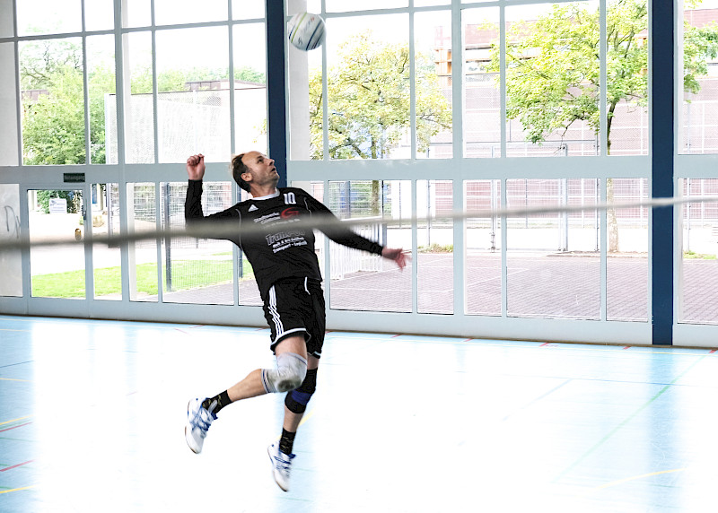 Axel Elsner beim Training in der Halle