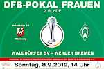 DFB-Pokal Frauen - 2. Runde: Walddörfer SV gegen SV Werder Bremen