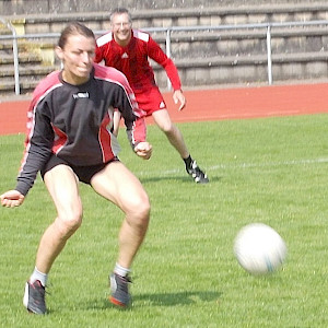 Romy Rösner bei der Annahme