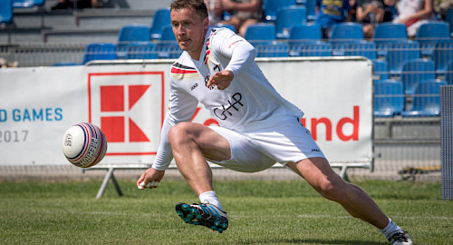 Weltmeister Steve Schmutzler (Foto: DFBL/Schönwandt)