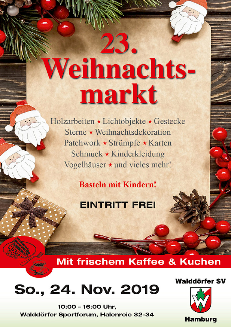 Weihnachtsmarkt im Walddörfer SV