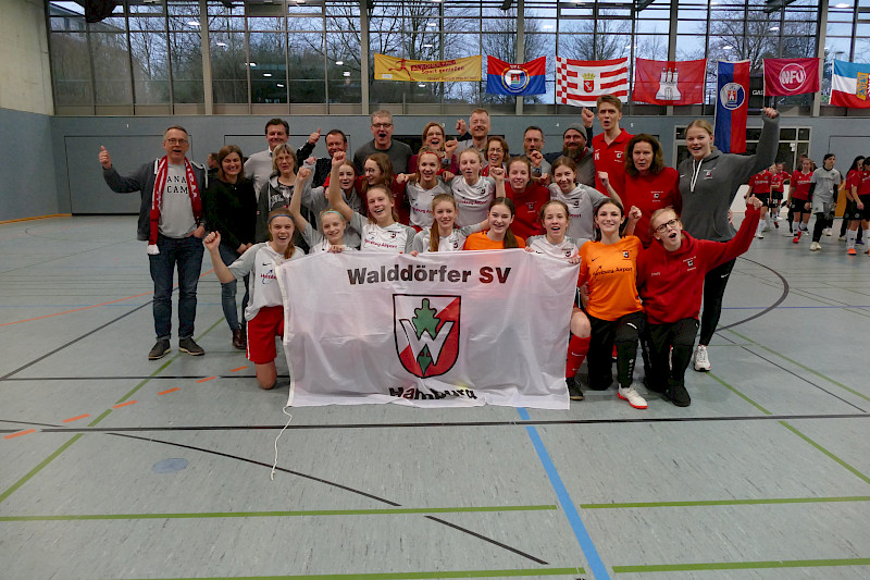 1.C-Juniorinnen des Walddörfer SV bei der Norddeutschen Futsal-Meisterschaft