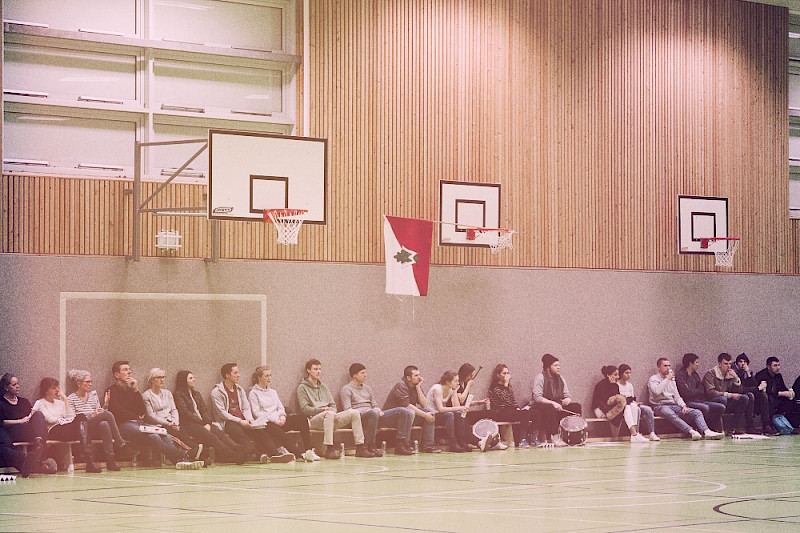 So sah es noch in der letzten Saison aus ... Ab dem Wochenende (24./25.10.) werden alle unsere Basketball-Heimspiele ohne Zuschauer stattfinden.