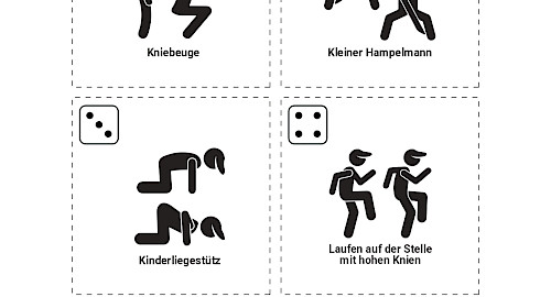 Kinderturnen@Home: Reaktionsspiel