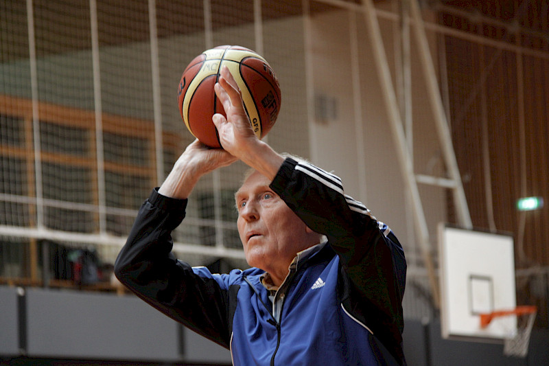 Abteilungsgründer (Basketball) Hans Arnold ist im Alter von 92 Jahren unerwartet verstorben. (Copyright: V. Tschirch)