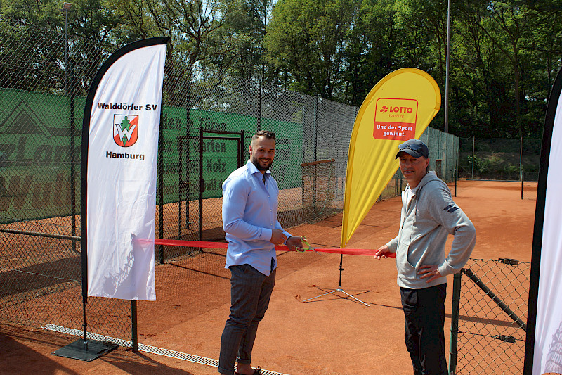 Eröffnung zusätzlicher Tennisplätze im Walddörfer SV