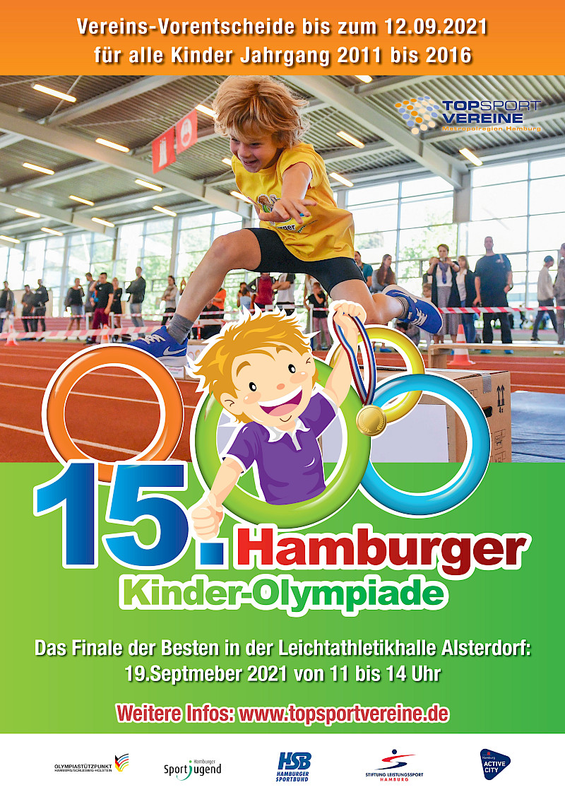 15. Hamburger Kinder-Olympiade im Walddörfer SV