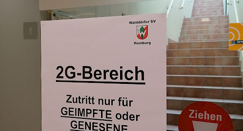 2G im Gesundheits- und Fitness-Studio des Walddörfer SV