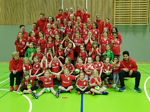 Handball-Kinder im Walddörfer SV