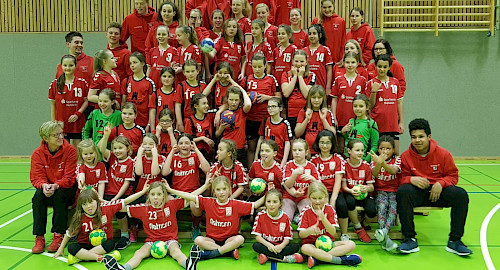 Handball-Kinder im Walddörfer SV