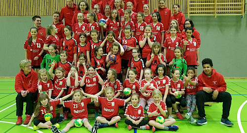 Handball-Kinder im Walddörfer SV