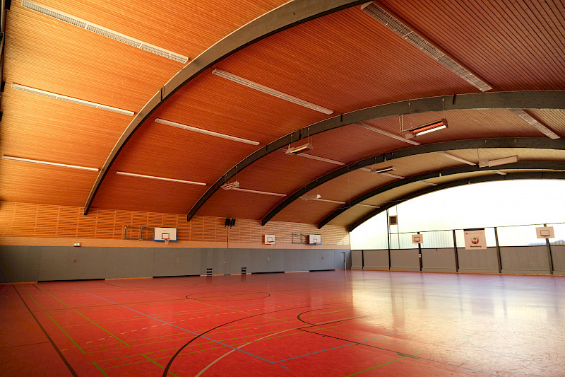 Zu klein für die Faustballer: Sporthalle Berner Au