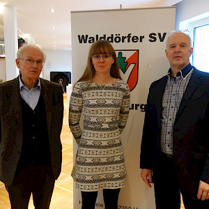 Ehrungsbrunch 2021 - Vorstand Peter Steepe, Rika Gerke, Ulrich Lopatta