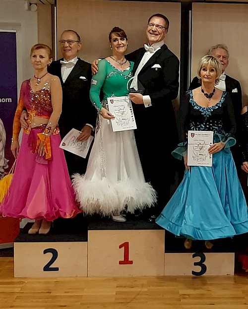 Tanzturnier TSC Gifhorn. 1. Platz für Bernd und Hiltrud Kohlen