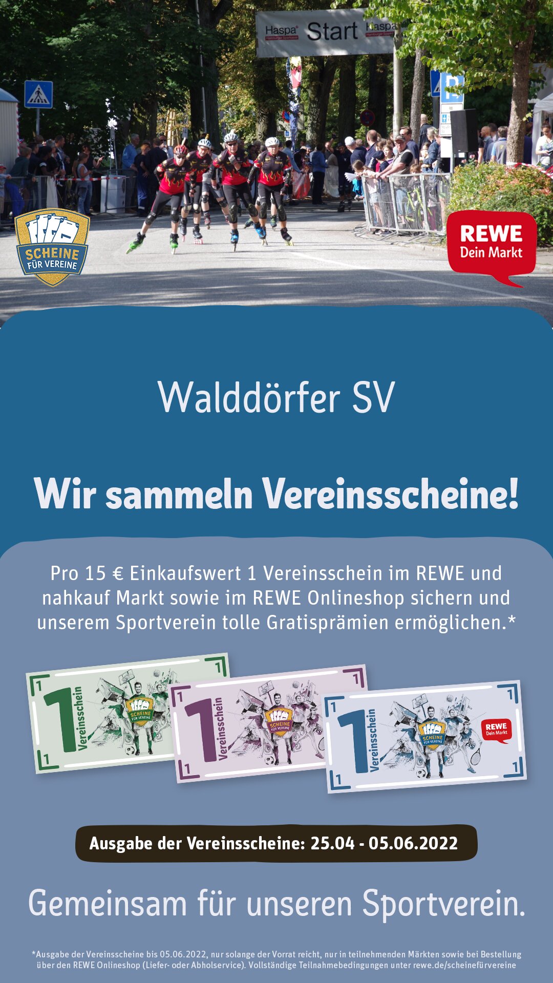 Scheine Für Vereine 2022 Wir Sind Dabei Home Walddörfer Sv 