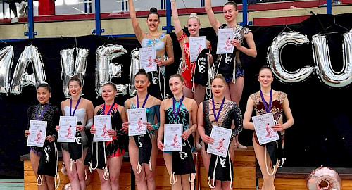 Unsere Gymnastinnen beim Primavera-Cup