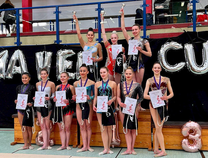 Unsere Gymnastinnen beim Primavera-Cup