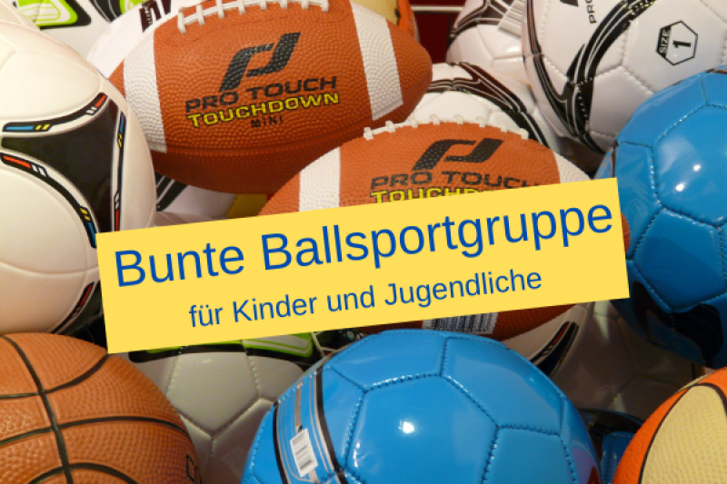 Bunte Ballsportgruppe im Walddörfer SV