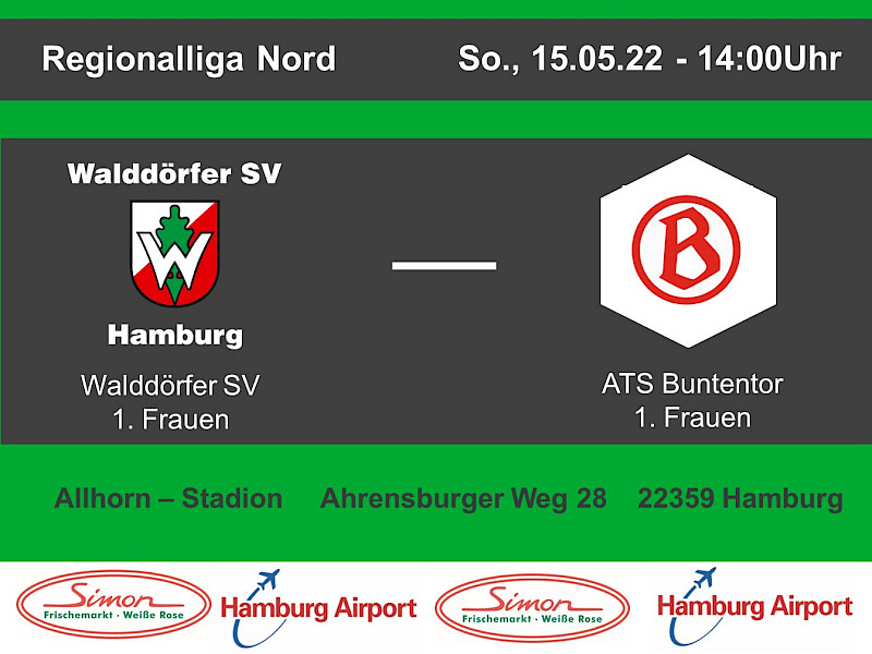 Am Sonntag kommt ein weiteres Team zum Punktspiel in der Frauen Regionalliga Nord zu uns ins Stadion Allhorn - Die 1. Frauen des ATS Buntentor aus Bremen. Der Stadtteil Buntentor liegt unweit des Weserstadions, den Arbeiter Turn-und Sportbund blickt auf eine lange Tradition zurück, es gibt ihn bereits seit 1902.