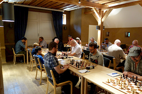 Freundschaftskampf mit dem Volksdorfer Schachclub