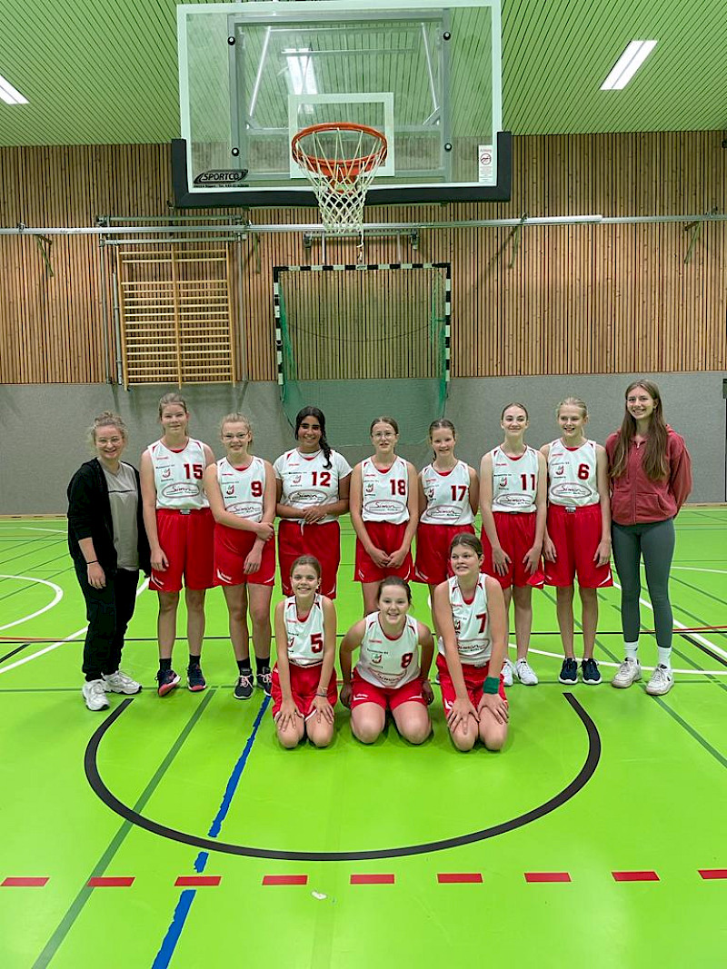 Die W14/3 spielen in der Offenen Runde B