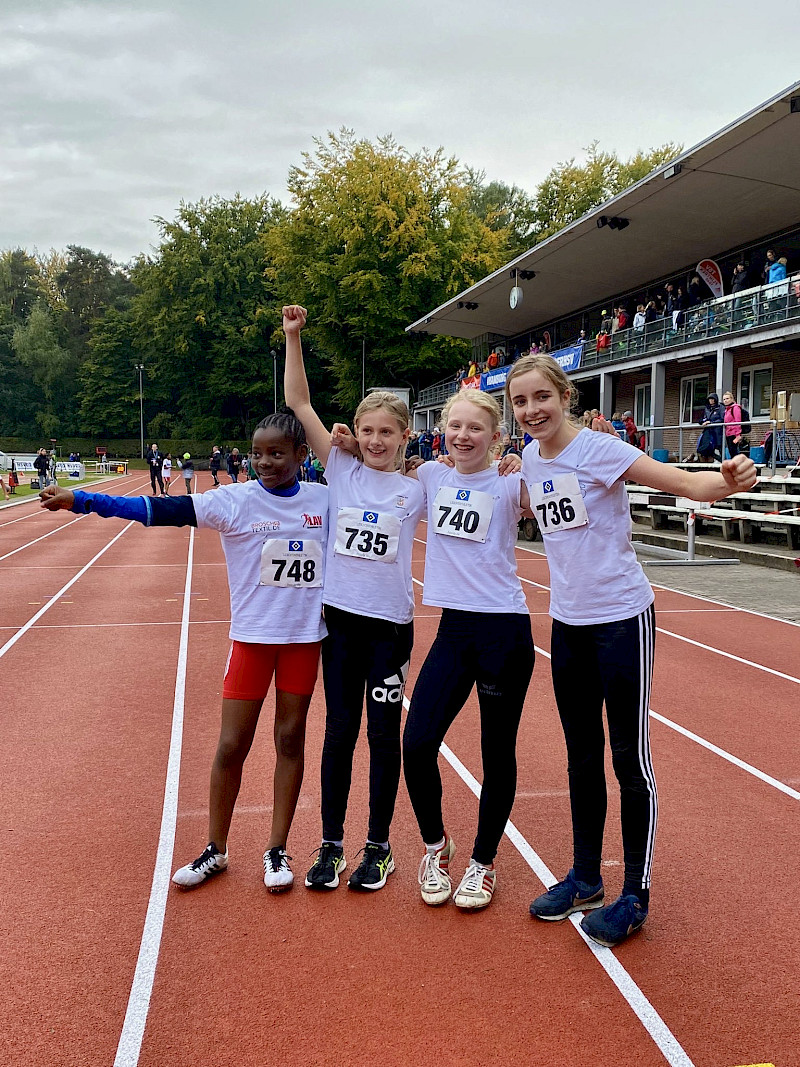 Staffelteam des Walddörfer SV beim Fest der 1000 Zwerge