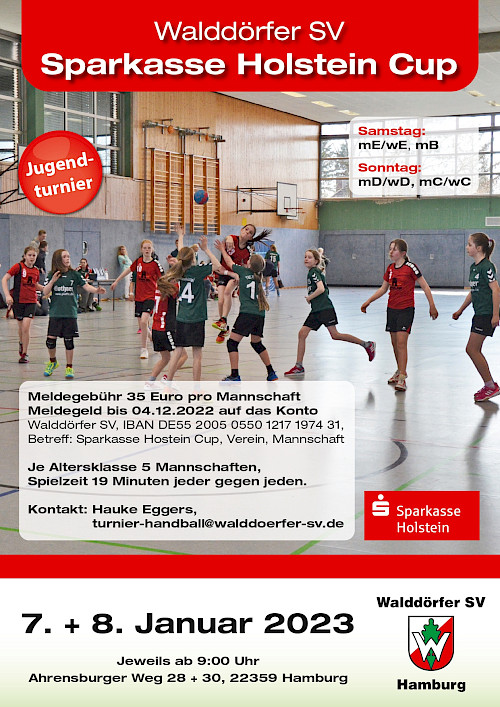 Sparkasse Holstein Cup im Walddörfer SV Handball