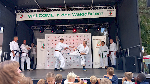Karate beim Volksdorfer Stadtteilfest 2022