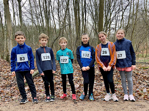 Unsere Leichtathletik-Kides beim Bergedorfer Crosslauf