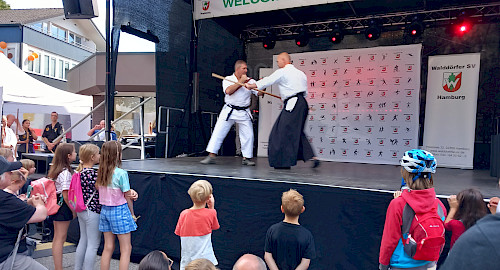 Karate beim Volksdorfer Stadtteilfest 2022