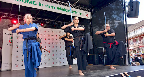 Karate beim Volksdorfer Stadtteilfest 2022