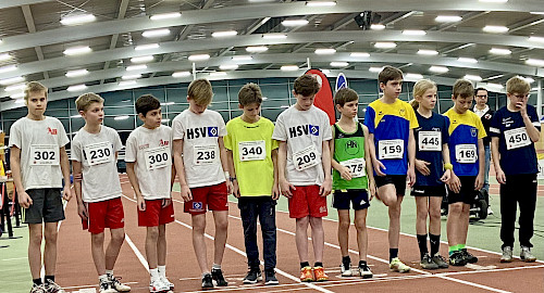 Leichtathleten der LAV bei den Hamburger Hallenmeisterschaften