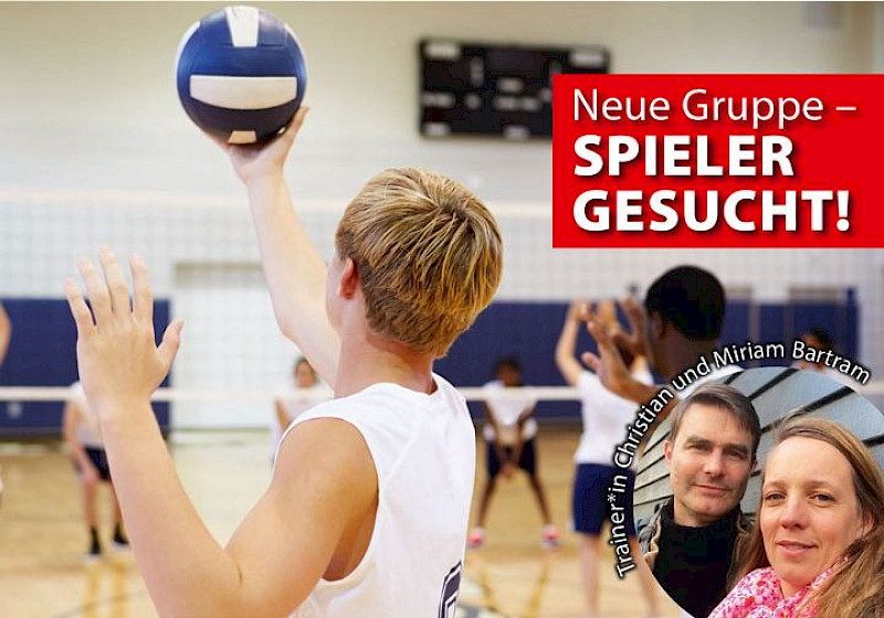 Volleyballspieler gesucht