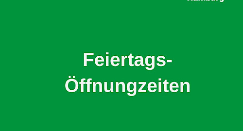 Feiertagsöffnungszeiten im Walddörfer Sportforum