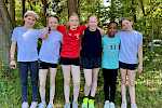 U12 Mädchen: Malin, Pia, Frida und Marielle