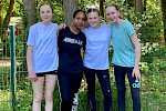 U14 weiblich: Marilena, Greta, Marlene und Lihem