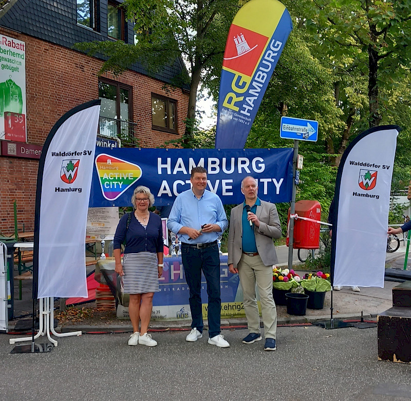 Förderzusage Bauprojekt Walddörfer Sportforum