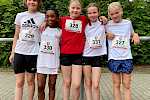 U12 Mädchen: Frida, Awa, Marielle, Mailn und Clara (v.l.n.r.)