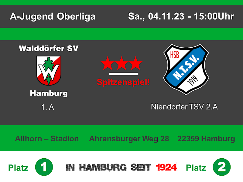 Heimspiel A-Jugend Oberliga