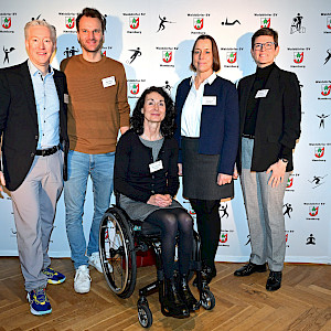 Hamburger Sportbund: Christian Poon, Syliva Pille-Steppat, Katharina von Kodolitsch, Steffi Klein