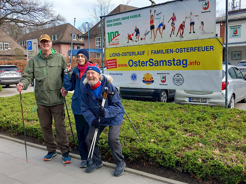 6. Lions-Osterlauf mit dem Walddörfer Sportverein