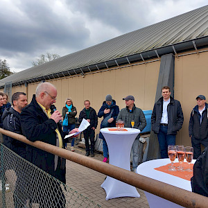 02.04.24 Richtfest beim Clubhaus an der Berner Au - Ansprache Ulrich Lopatta