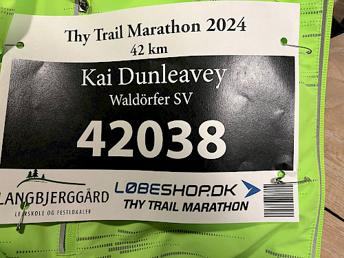 Kai startet beim Thy Trail Marathon 2024