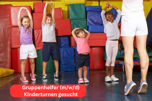 Gruppenhelfer Kinderturnen gesucht