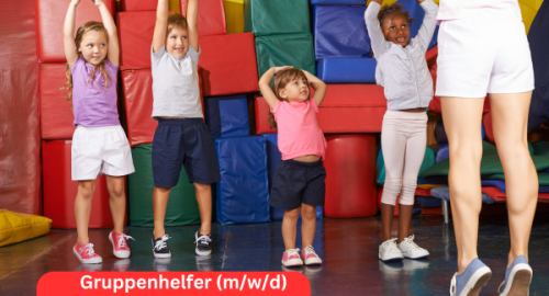 Gruppenhelfer Kinderturnen gesucht