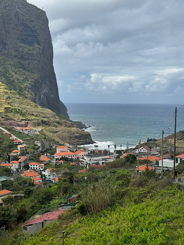 Blick auf Porto Da Cruz