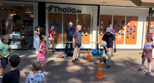 Prellball beim Volksdorfer Stadtteilfest 2024