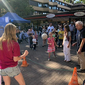 Prellball beim Volksdorfer Stadtteilfest 2024